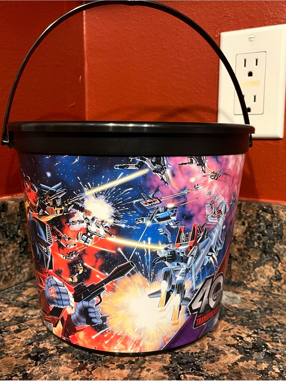 Transformers 40th Anniversary - Cinemark Popcorn Bucket